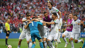 러시아, 대회 첫 승부차기 끝에 스페인 꺾고 8강행