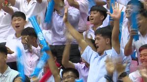 [풀영상] "동포의 정으로 선수들 환영" 조선중앙TV 통일농구 보도