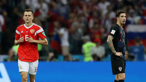 [하이라이트 영상][러시아:크로아티아] 팽팽했던 양 팀…한 골씩 주고 받으며 전반 종료