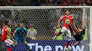 [영상][러시아:크로아티아] 크라마리치, 계속되는 위협적인 슈팅!…이번엔 '바이시클 킥'