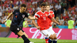 [영상][러시아:크로아티아] 페리시치, 완벽하게 구석 찌른 슈팅…"이게 안 들어가네"