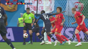 [영상][프랑스:벨기에] 마튀이디, 번뜩이는 슈팅!&hellip;아쉽게 쿠르투와 정면으로