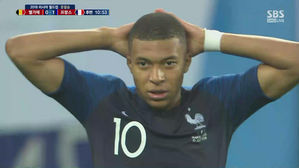 [영상][프랑스:벨기에] 음바페 '스페셜 패스'…선제골 이후 기세 몰아가는 프랑스