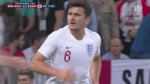 [영상][크로아티아:잉글랜드] '준비된 세트플레이'&hellip;매과이어, 위협적인 슈팅!