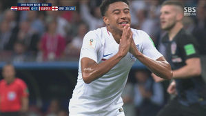 [영상][크로아티아:잉글랜드] 결정적인 기회 날린 린가드&hellip;머리 감싸쥐고 '아쉬워'