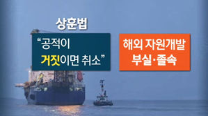 MB정부 시절 자원 개발사업 부실