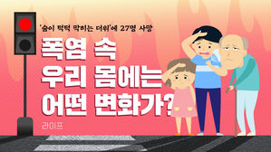 [라이프] '숨이 턱턱 막히는 더위'에 27명 사망…폭염 속, 우리 몸에는 어떤 변화가?