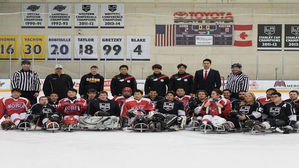 평창패럴림픽 동메달 아이스하키팀, LA에 성화봉 건넨다