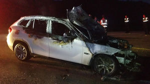 임실서 리콜 대상 아닌 BMW X1 주행 중 불