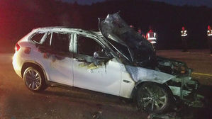 리콜 대상 아닌 BMW X1 주행 중 불…다친 사람은 없어