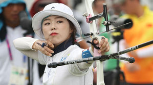 올림픽 양궁 2관왕 장혜진, 개인전 8강서 탈락