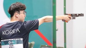 김준홍, 사격 남자 25ｍ 속사권총 동메달