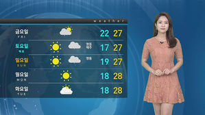[날씨] 밤사이 전국 비 소식…한낮 서울 29도·대구 28도