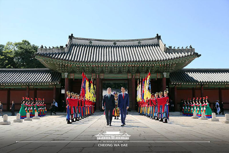 창덕궁 환영식