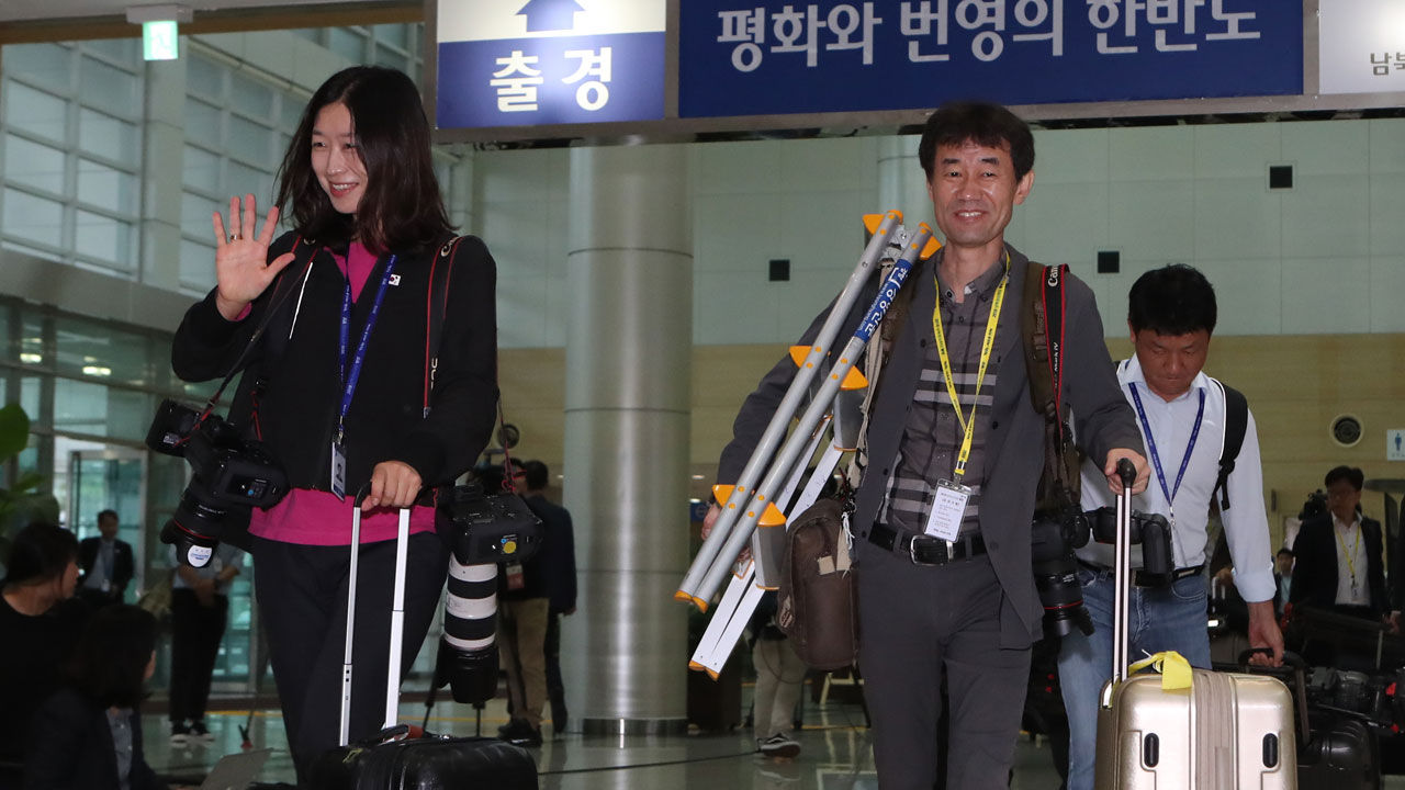 남북정상회담 남측 선발대 평양 출발 (사진=연합뉴스)