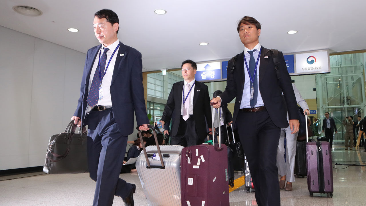 남북정상회담 남측 선발대 평양 출발 (사진=연합뉴스)