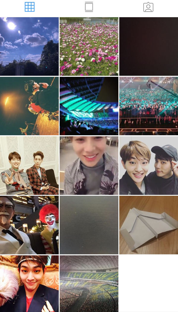 ONEW's Social Media Account