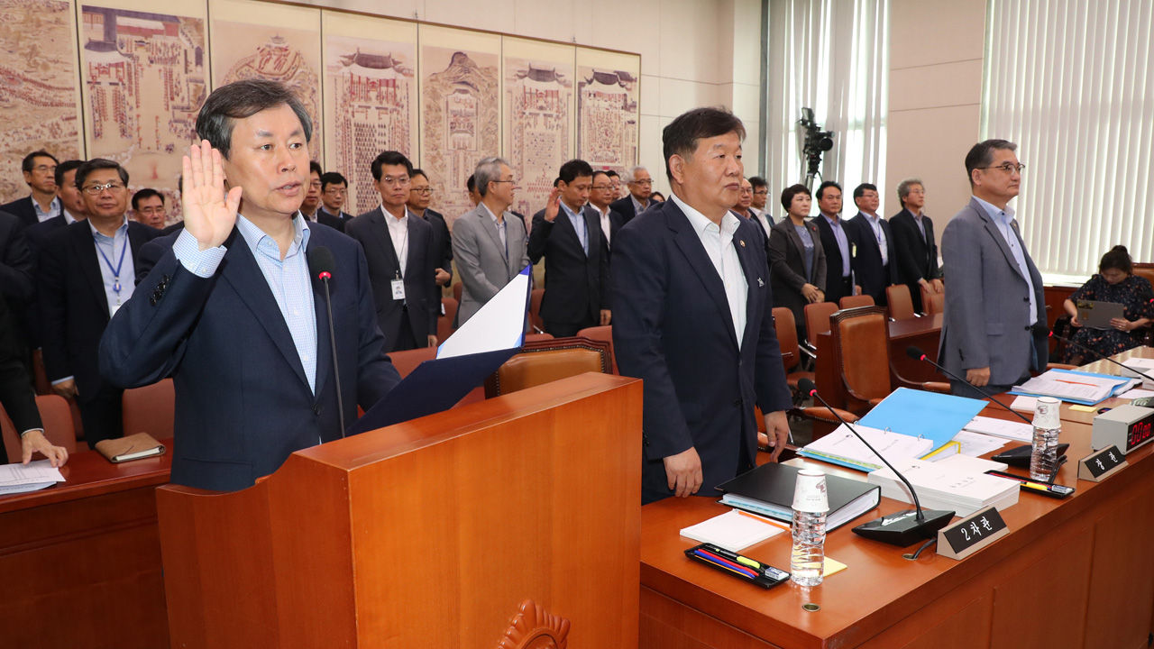 문체부 국정감사 도종환 장관 (사진=연합뉴스)