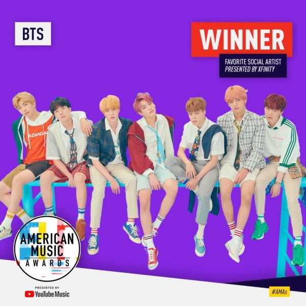 BTS AMAs winner
