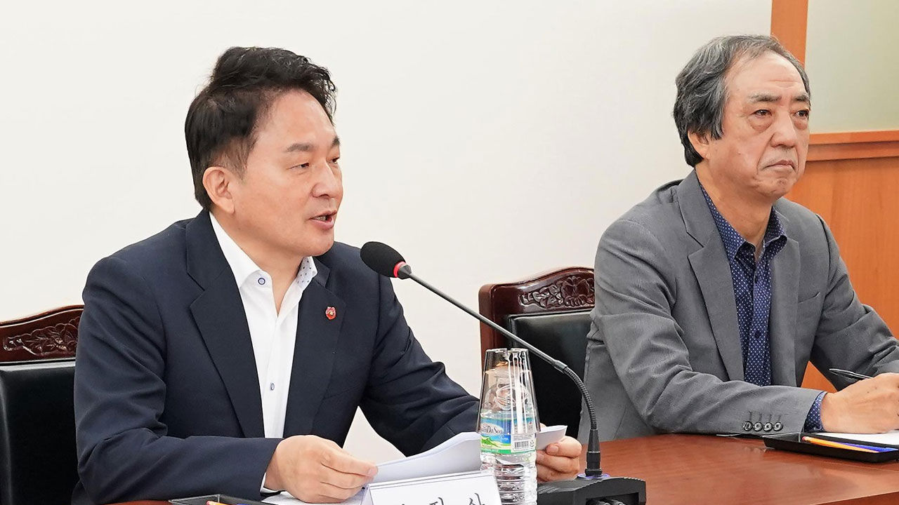 기사 대표 이미지:원희룡 제주지사 "김정은 위원장 제주 방문 대비 필요"