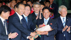 북한 4·25 체육단 방남…춘천 국제유소년축구대회 참가