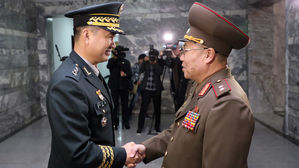 장성급 회담 南 대표단, 차량으로 MDL 넘어 JSA 北 지역 도착