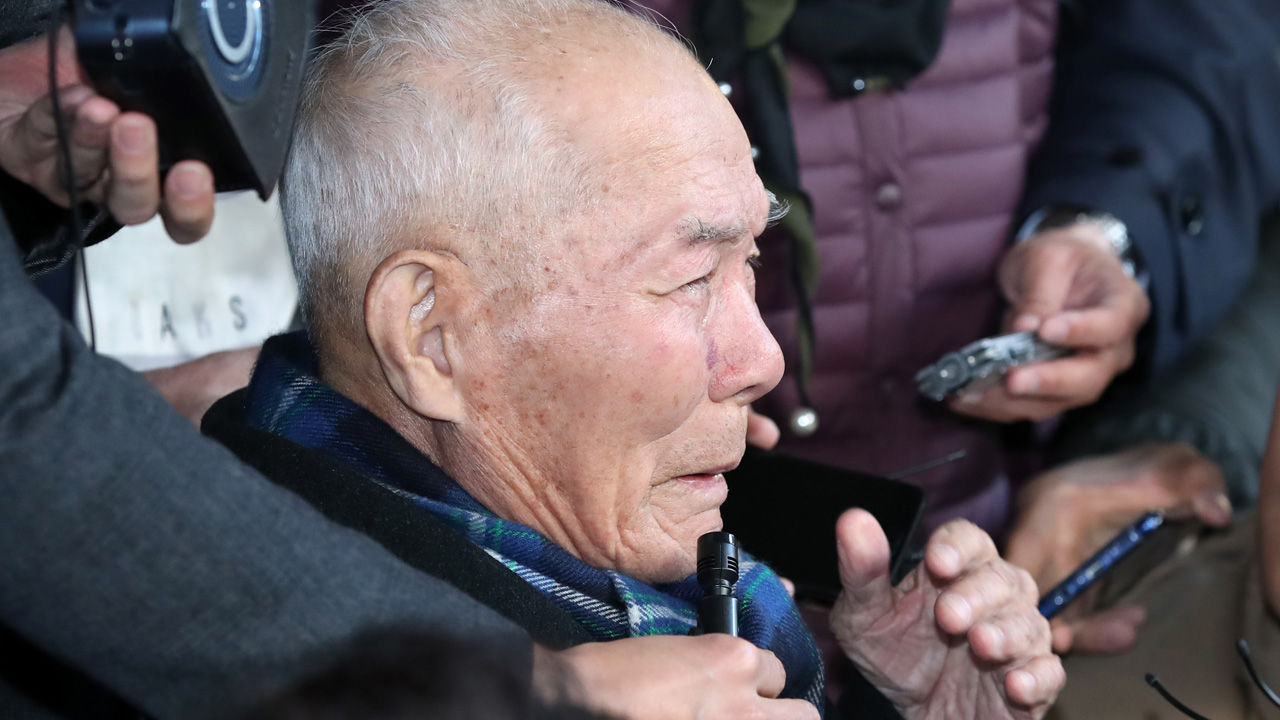 일제 강제징용 피해 생존자인 이춘식 할아버지 (사진=연합뉴스)