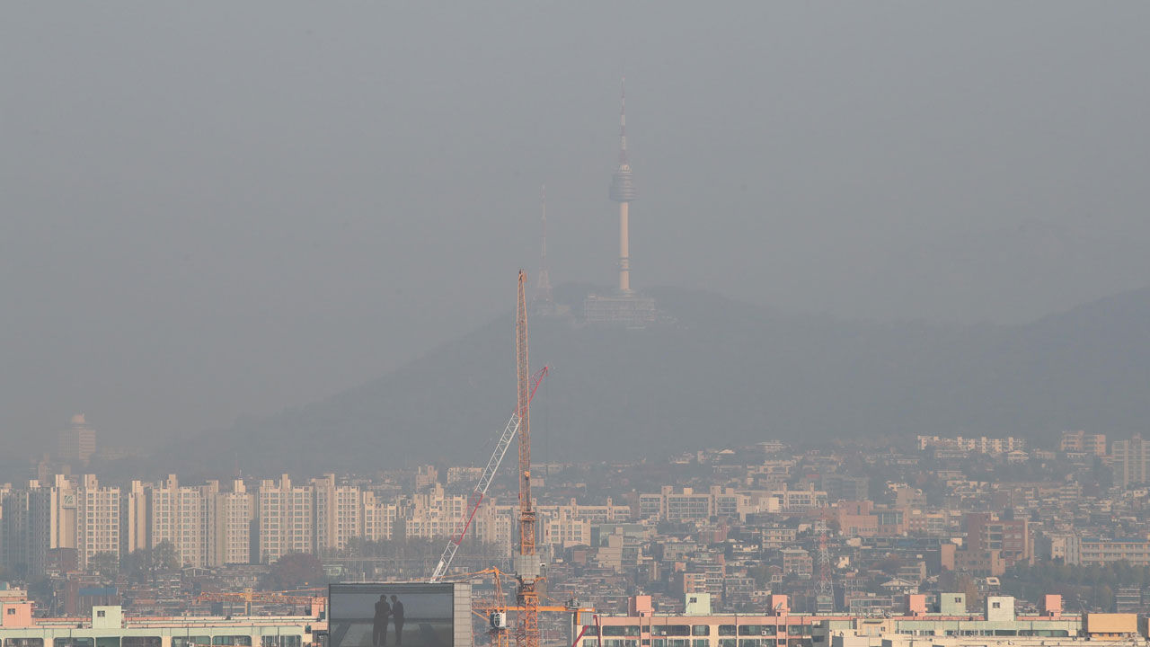 다시 찾아온 초미세먼지 공포…전국 대부분 지역 '나쁨'