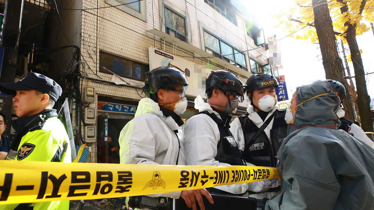 고시원 화재 감식 내용 공유 (사진=연합뉴스)