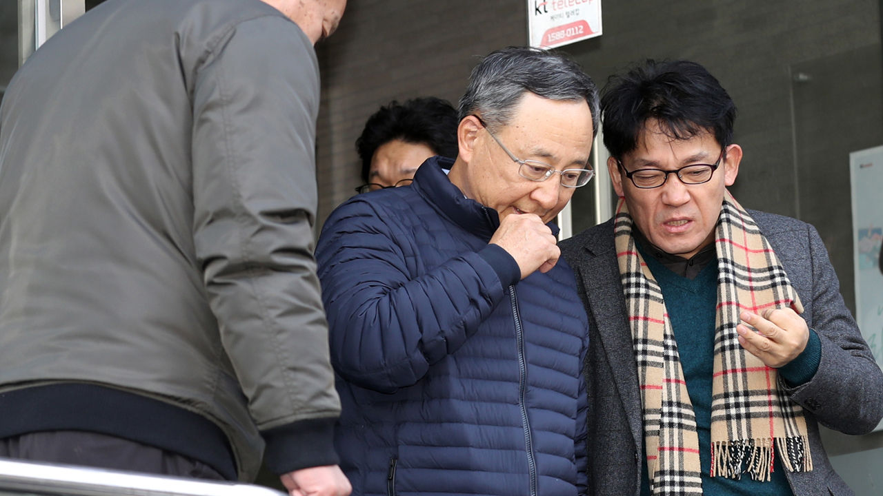 KT 화재현장 찾은 황창규 회장 (사진=연합뉴스)