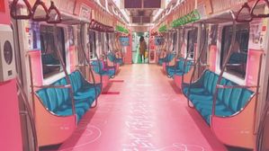 [스브스타] 서울 지하철 2호선 분홍빛으로 물들인 BTS 팬들