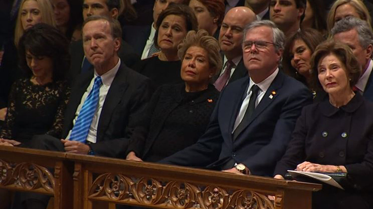 [월드리포트] '상생과 품격의 정치인' 부시 장례식장에 가다…트럼프 시대의 거울