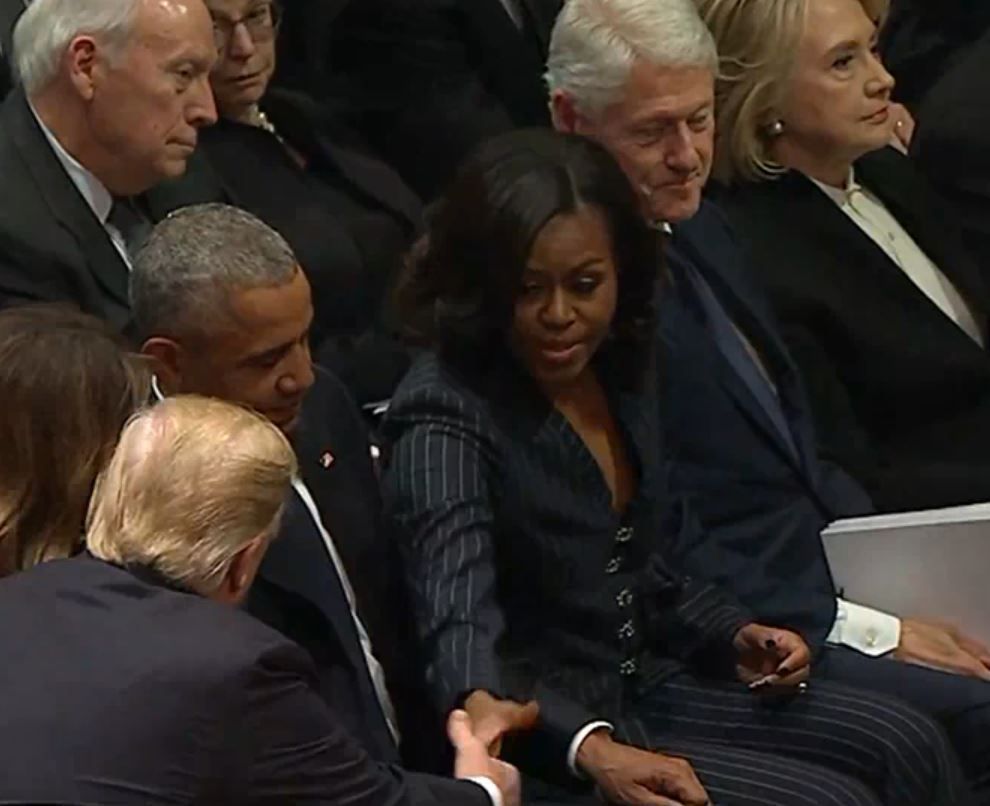 [월드리포트] '상생과 품격의 정치인' 부시 장례식장에 가다…트럼프 시대의 거울