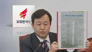 한국당 환경부 블랙리스트 의혹 제기