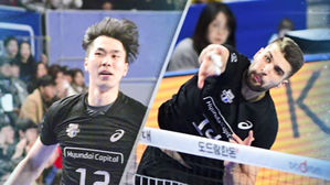 전광인·파다르 '쌍포 대활약'…승리 거머쥔 현대캐피탈