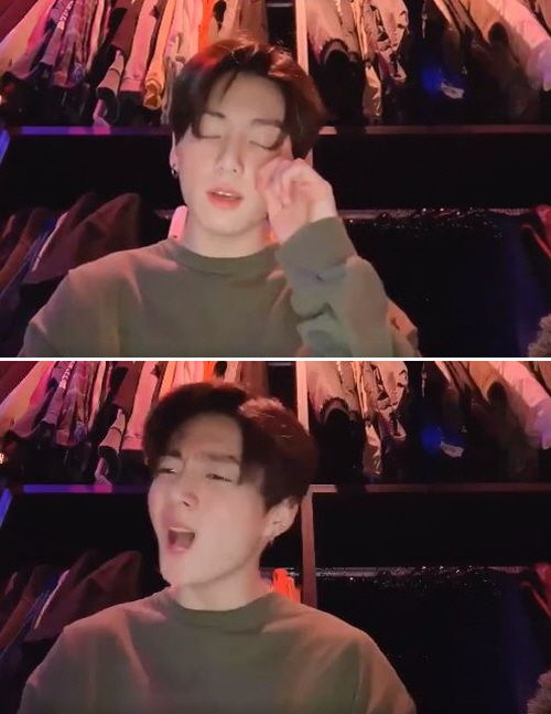 멤버 형들 자작곡에 립싱크하며 유쾌한 연기 선보인 방탄소년단 정국