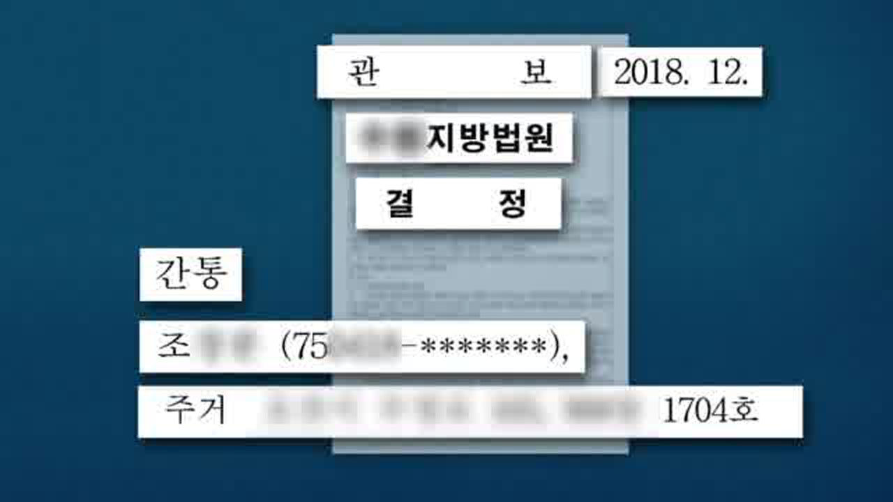 형사보상 결정문 관보 게재 실태