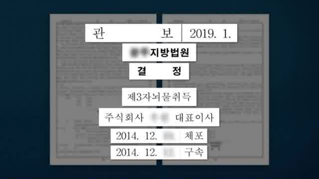 형사보상 결정문 관보 게재 실태