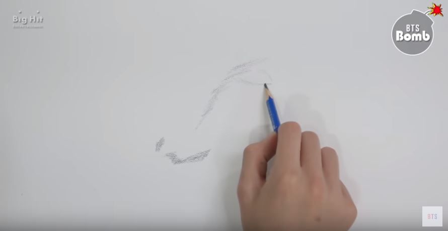 소문난 '금손' 방탄소년단 정국의 그림 그리는 영상 '화제'
