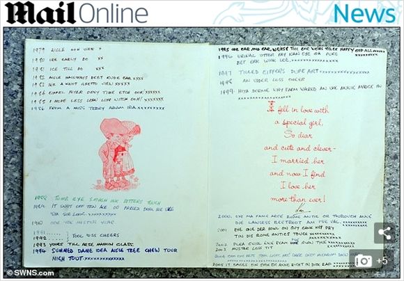 78살 남편이 40년간 밸런타인데이에 해온 '낭만적인' 이벤트