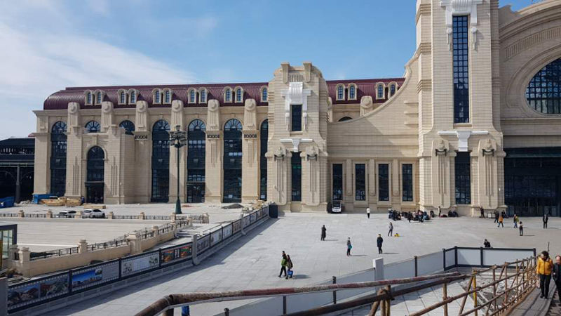 남쪽 광장 중에 안중근 기념관 들어가는 입구쪽