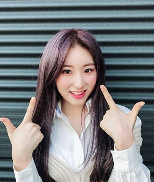 아이즈원 채연 셀카 캡처