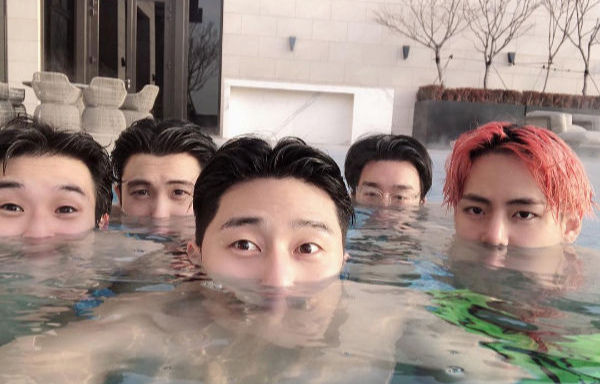 Park Hyung Sik, Park Seo Jun, and V