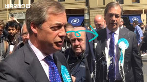 밀크셰이크가 저항의 상징?…영국에서 확산 중인 '밀크셰이킹(milkshaking)'