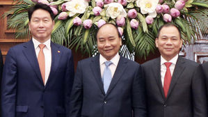 최태원, 베트남 총리 &middot; 양대 총수 회동 (사진=SK 제공, 연합뉴스)