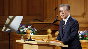 스페인에서 연설하는 문 대통령 (사진=연합뉴스)