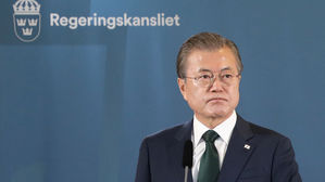 한-스웨덴 정상회견 입장하는 문재인 대통령 (사진=연합뉴스)