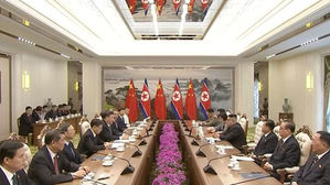 북중 정상회담, 시진핑과 김정은 (사진=CCTV 캡처, 연합뉴스)