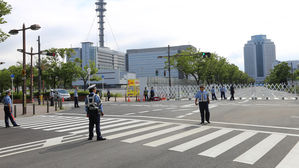 G20 정상회담이 열리는 일본 오사카(大阪) 사키시마의 인텍스 주변 도로 (사진=연합뉴스)