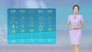 [날씨] 장맛비 소강&hellip;강원 영동은 최고 60mm 더 온다
